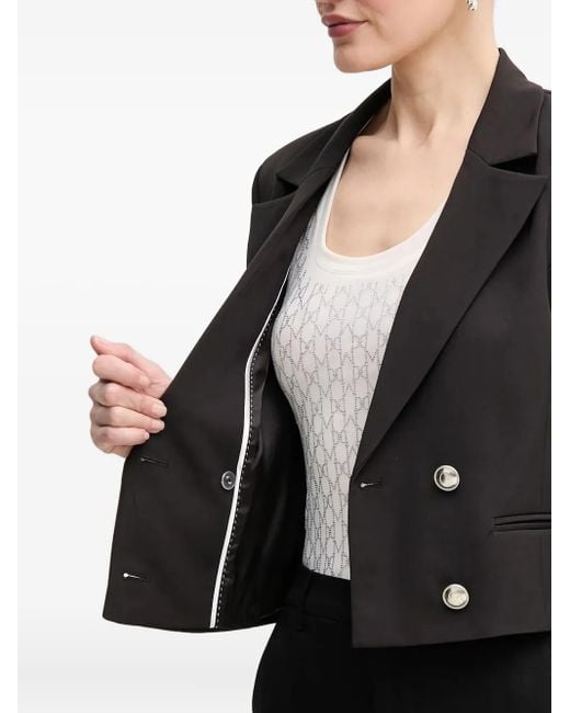 Guess Black Doppelreihiger Blazer Mit Knopfdetail