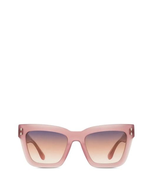 Isabel Marant Pink Lunettes De Soleil 210/S À Monture Carrée