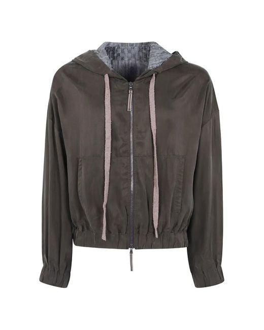 Ziggy Chen Black Zip-Up Drawstring Hoodie for men