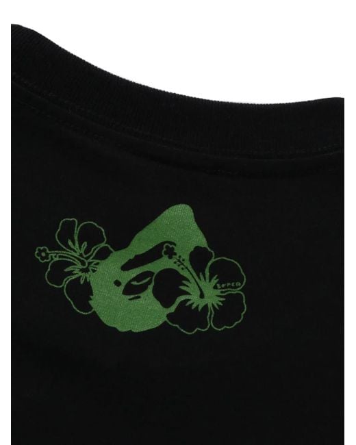 A Bathing Ape Black Abc Resort T-Shirt for men