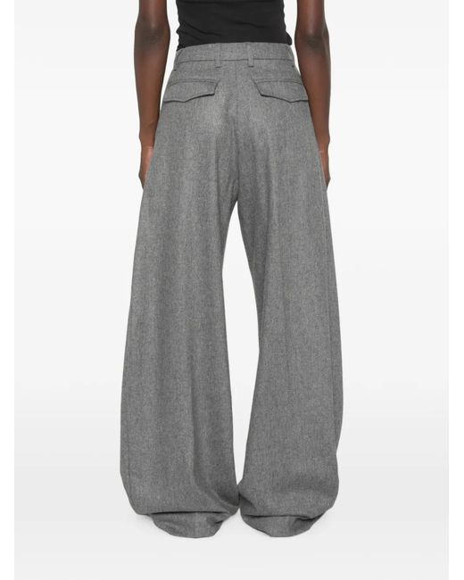 Thelatest Gray E-Billie Pleated Trousers