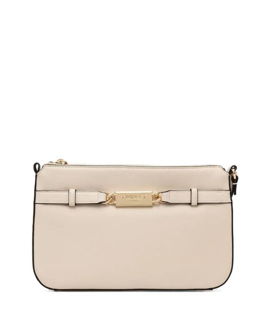 Borsa Tote Color Oro di Twinset in Natural