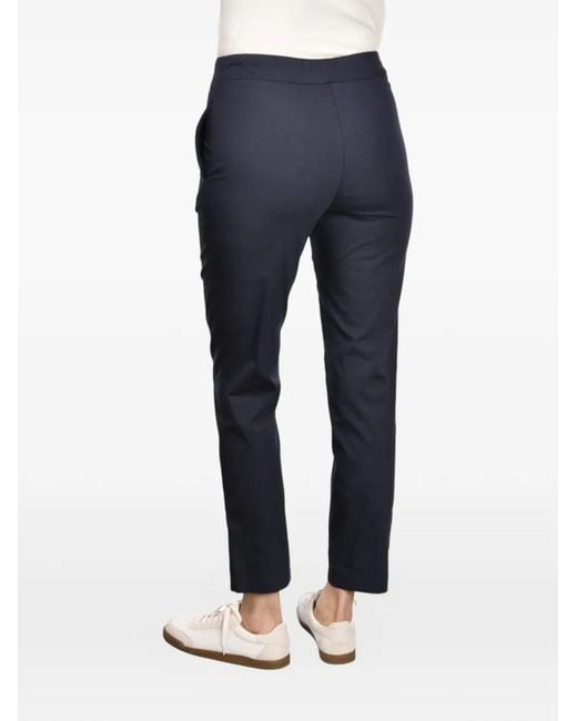 Gran Sasso Blue Drawstring Trousers