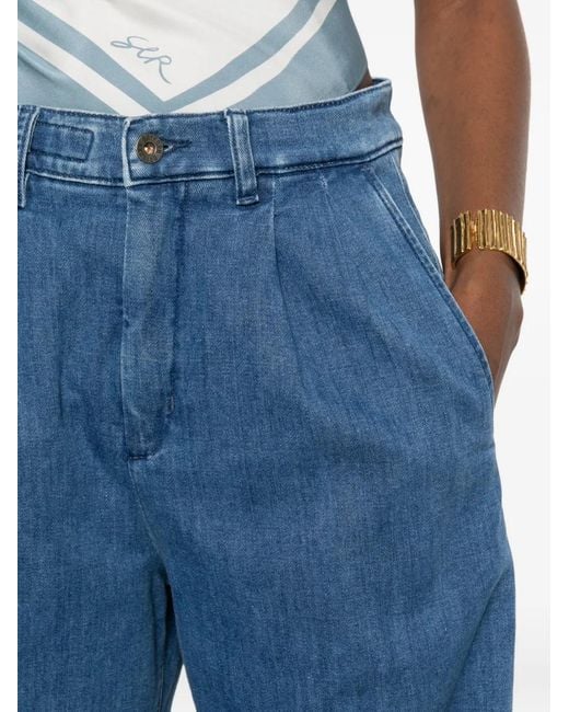 Drykorn Blue Behance Pleated Jeans