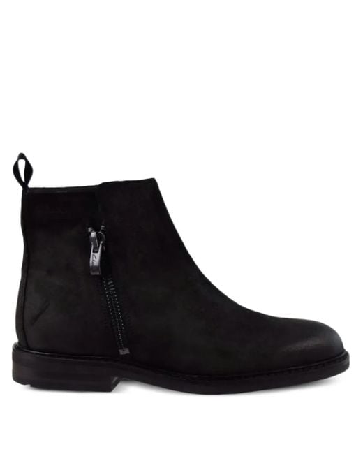 Clarks Black Clarkdale Zip Boots for men