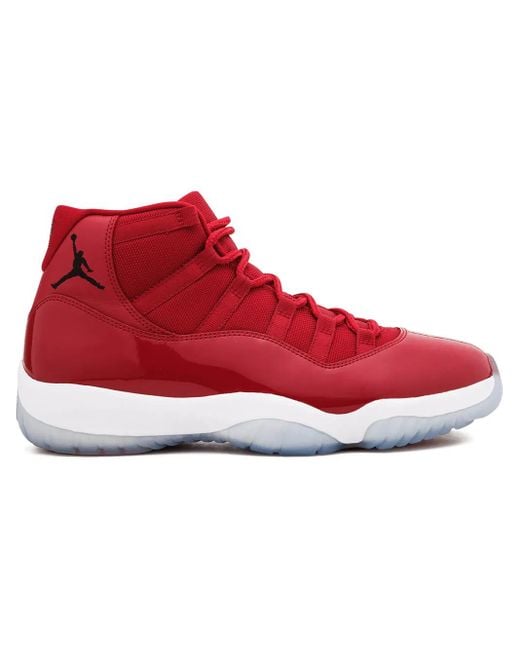 Nike Red Air 11 Retro "Win Like 96" Sneakers
