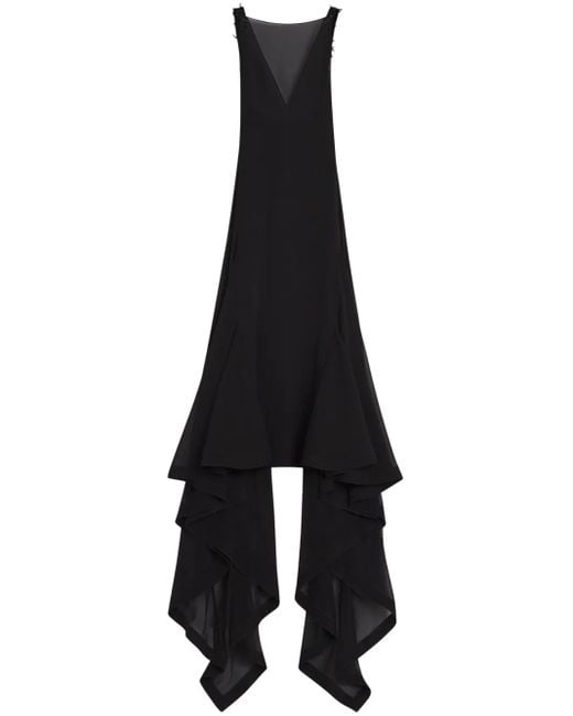 Lanvin Black Silk Gown
