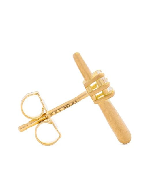 Jade Trau Metallic 18K Rae Diamond Earring