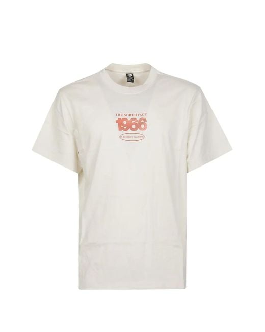 The North Face White Relaxed-Fit Logo-Print T-Shirt for men