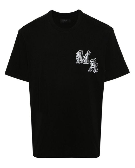Angel T Shirt Nero di Amiri in Black da Uomo