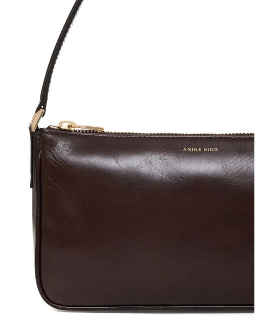 Anine Bing Metallic Mini Elly Leather Bag