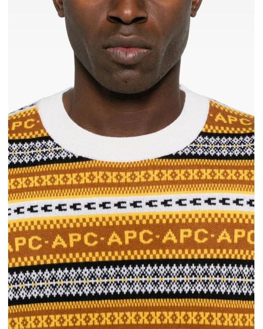 A.P.C. Malcolm Trui in het Orange voor heren