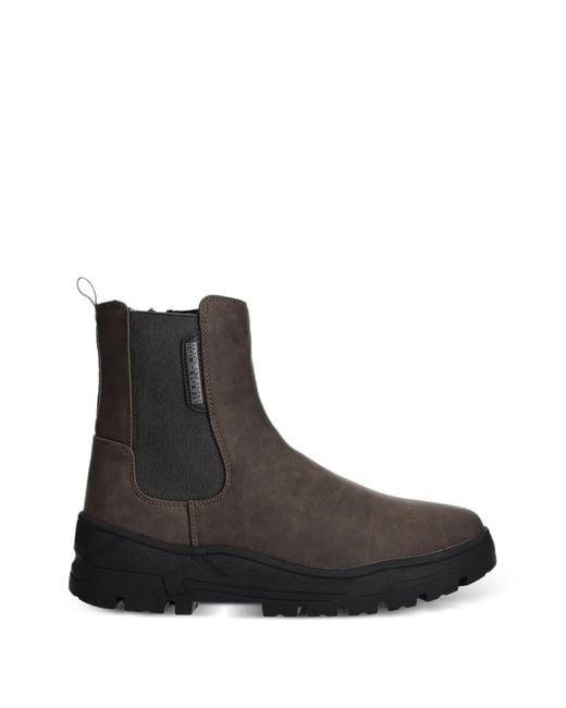 Napapijri Black Zip-Fastening Boots for men
