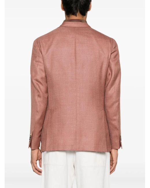 Boglioli Geweven Blazer in het Pink voor heren