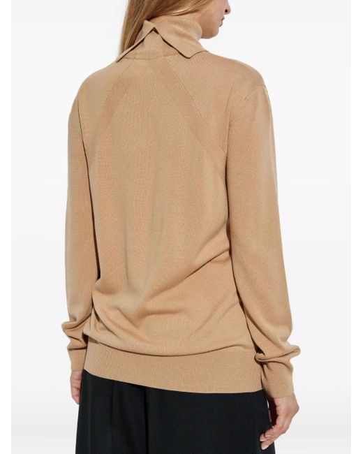Jil Sander タートルネック セーター Natural