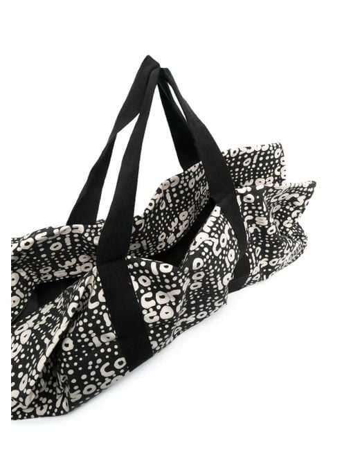 10 Corso Como Black Large Logo-print Holdall