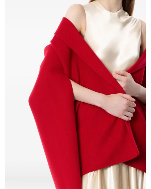 Alberta Ferretti Blazer Met Dubbele Rij Knopen in het Red