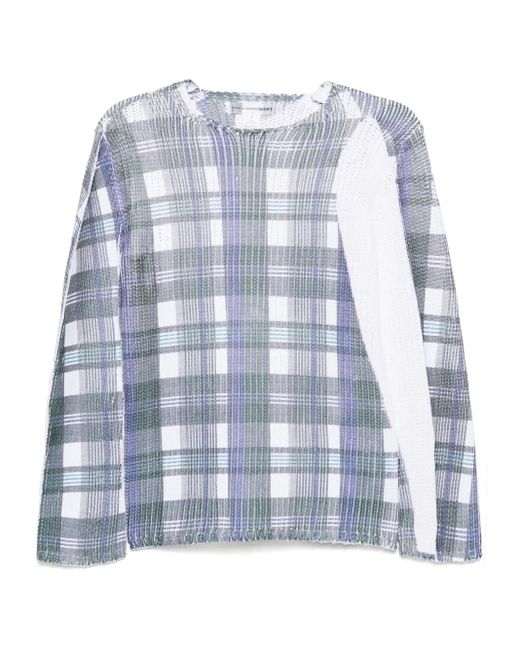 メンズ Comme des Garçons オーバープリント セーター Blue