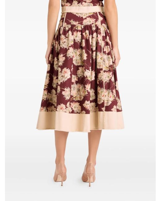 Cinq À Sept Mae Bouquet Aura Rok in het Red