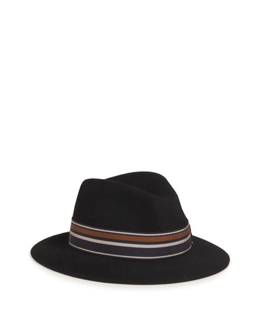 メンズ Borsalino Alessandria フェドーラハット Black