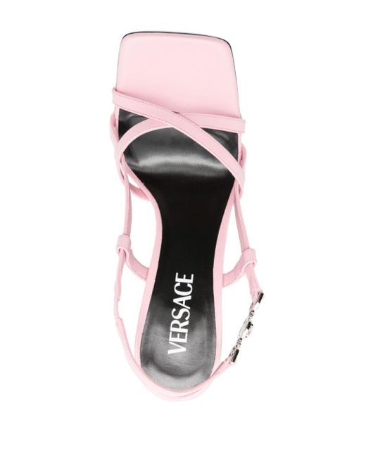 Versace 115mm Sandalen Met Medusa Plakkaat in het Pink