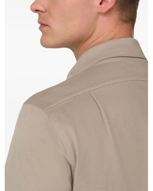 Boggi Natural Regular Fit Japanese Jersey Polo Shirt for men