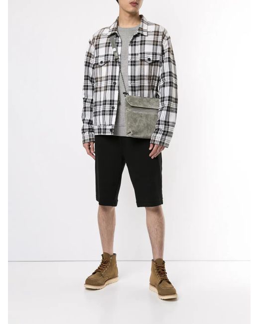 As2ov Gray Shoulder Bag for men