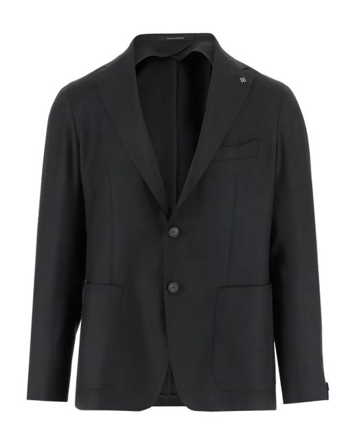Tagliatore Sakko mit aufgesetzten Taschen in Black für Herren