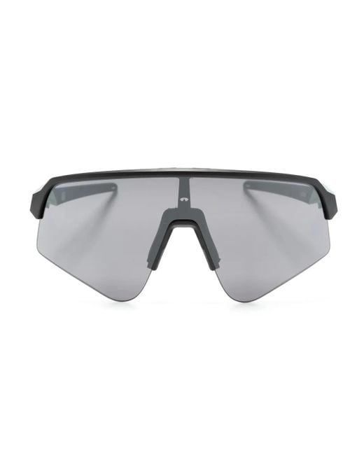 Oakley Gray Sutro Lite Sweep Shield-Frame Sunglasses