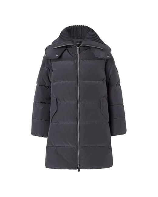 Pinko Gray Down Jacket
