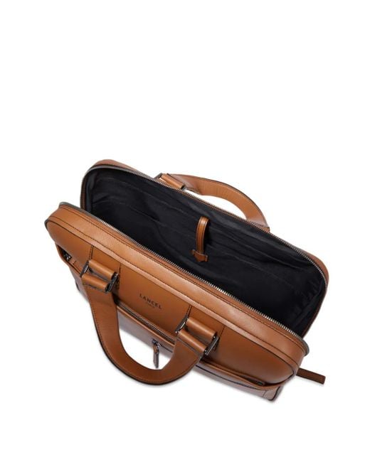 Lancel Brown Medium Max De Document Bag for men