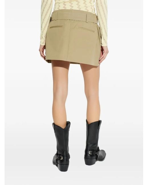 IRO Natural Belted Mini Skirt