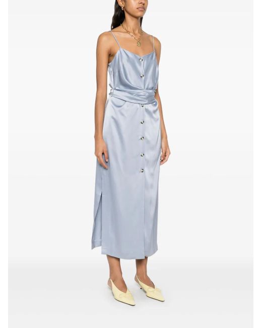 Nanushka Blue Sayan Midi Dress