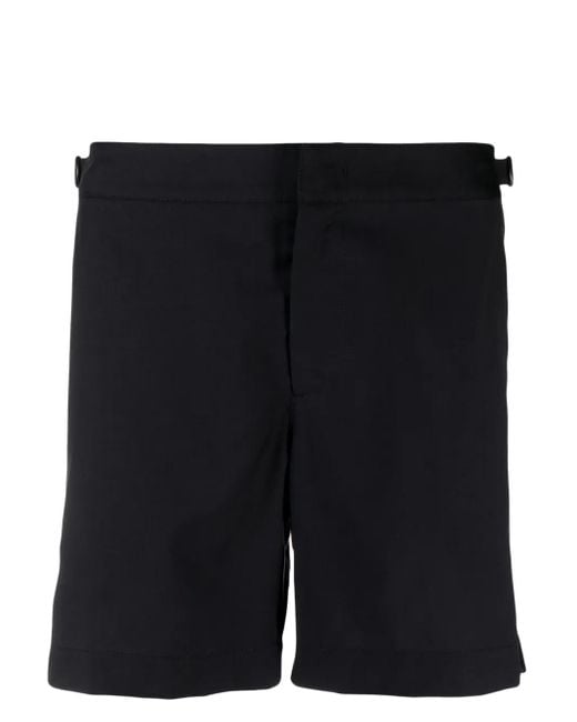 Orlebar Brown Black Bulldog Bonded Swim Shorts for men