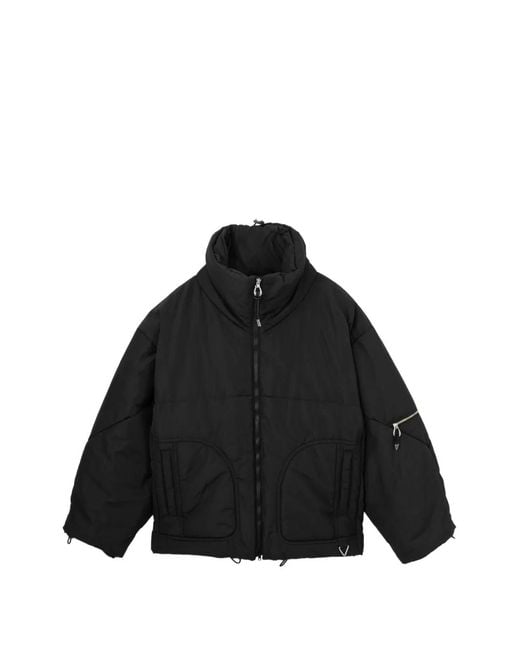 Toga Black Quilted Zip-Up Jacket