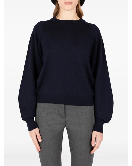 Societe Anonyme Blue Ellen Long-Sleeve Crew-Neck Knitwear