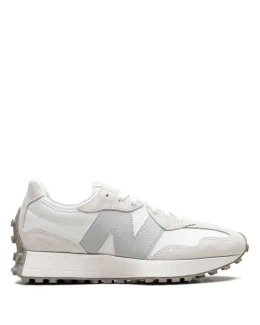 New Balance White 327 "Sea Salt/Brighton" Sneakers