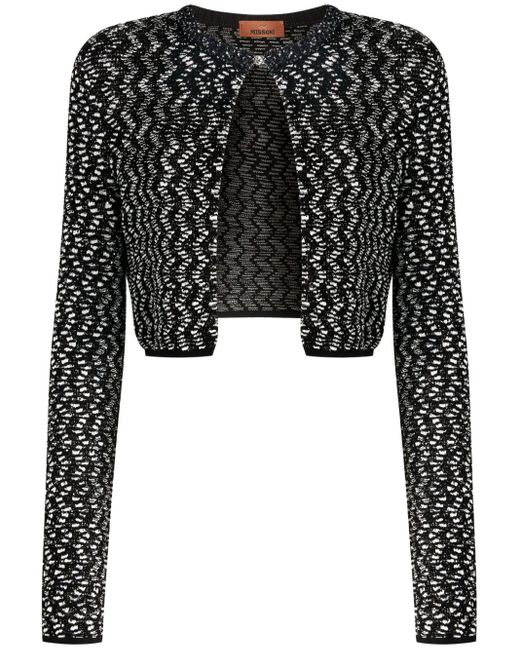 Missoni Black Sequin-Embellished Cardigan
