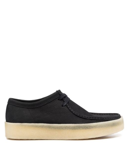 Clarks Wallabee Cup Leather Loafers in Black for Men | Lyst Australia