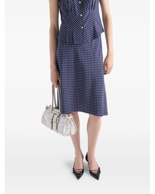 Gonna di Prada in Blue