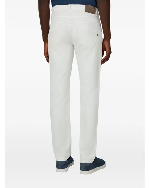 Boggi White Claude Stretch Jeans for men