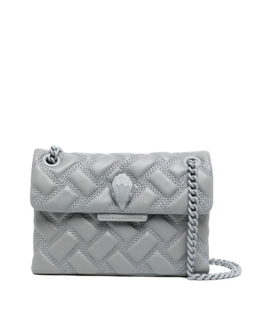 Kurt Geiger Leather Kensington Quilted Bag in Grey (Grey) Lyst Australia