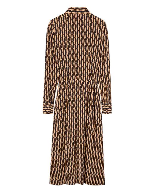 LaDoubleJ Natural Perry Street Belted Shirt Dress