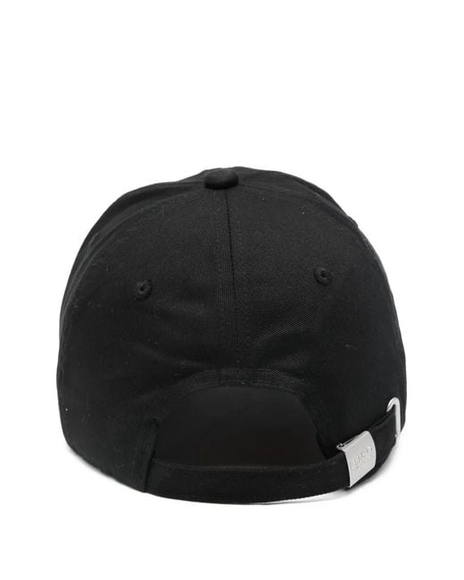 KENZO Black Tiger-Embroidery Cap