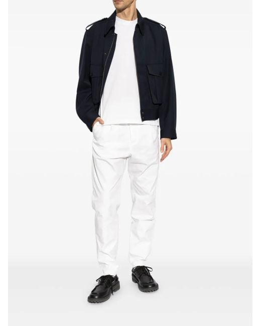 DSquared² White Patch-Applique T-Shirt for men