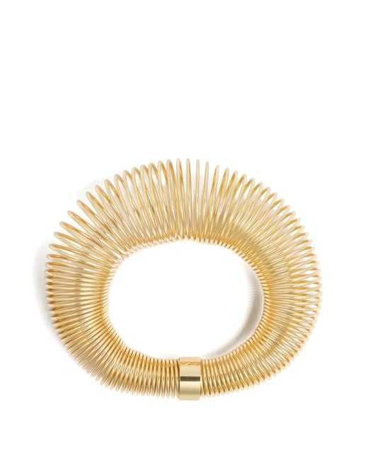 Liviana Conti Metallic Sonele Coiled Bangle Bracelet