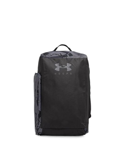 Under Armour Black Abstract-Print Logo-Print Backpack
