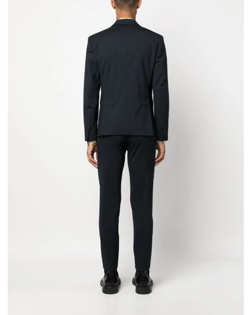 DSquared² Blue Single-Breasted Wool Suit for men