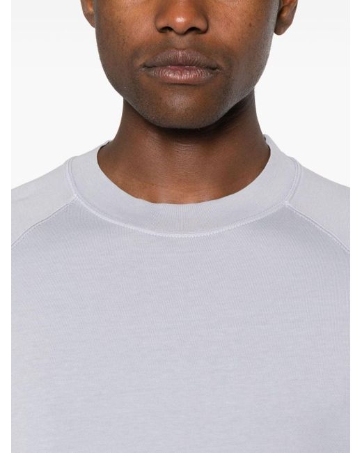 Circolo 1901 White Short Raglan-sleeve Cotton T-shirt for men