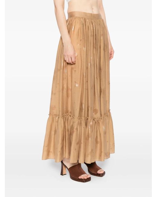 BLAKLACE Brown Butterfly Skirt